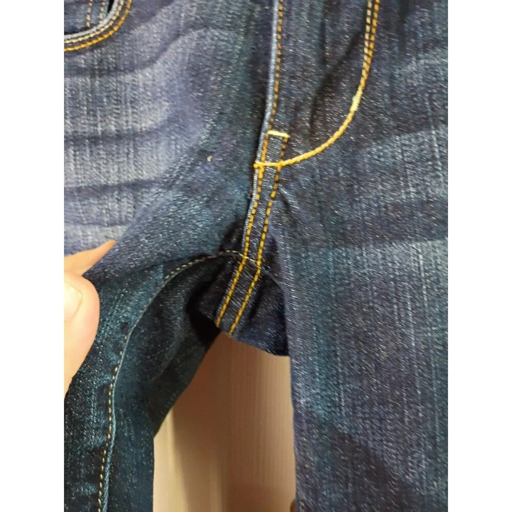 American Eagle Woman 6 Denim Blue Jeans Low Rise Skinny Stretch Norm Core